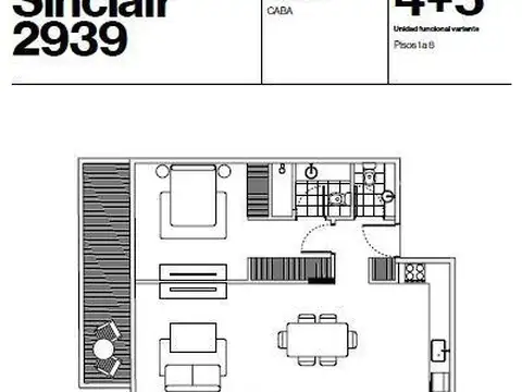 Departamento en Venta en Palermo, USD 117.432