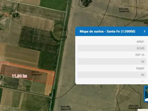 VENTA CAMPO DE 12 hectáreas en Llambi Campbell.-