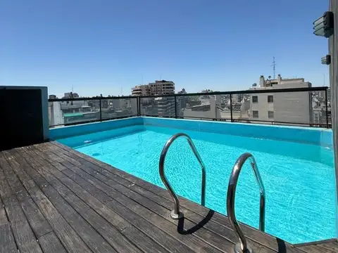 MONOAMBIENTE AMUEBLADO CFTE CON BALCON- EDIF. C/AMENITIES