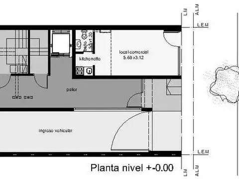 VENTA - COCHERA - PLANTA BAJA - AV. PELLEGRINI