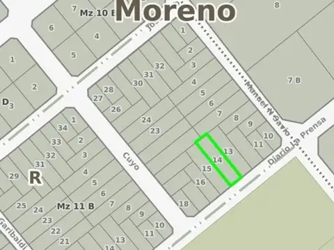 Terreno en Venta en La Reja, USD 26.000