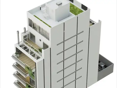 Departamento 3 ambientes con 2 baños