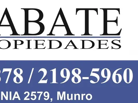 Terreno en Venta 10  mts Frente