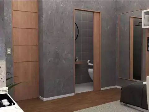 Departamento Monoambiente con 1 baño