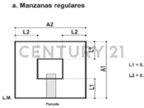 Terreno en Venta 866  mts Frente