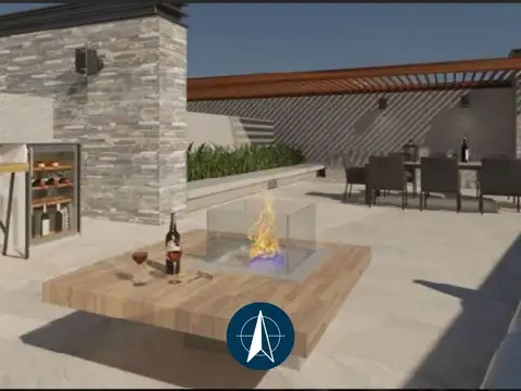 Departamento 2 ambientes con 1 baño