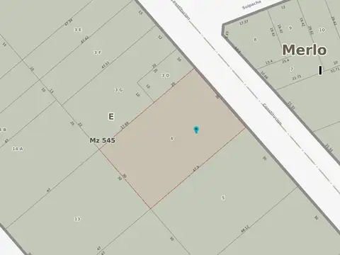 Terreno en Venta en Merlo, USD 270.000