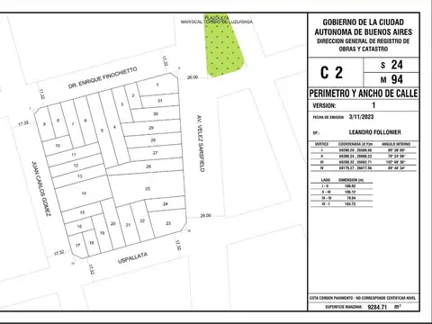 Terreno en Venta de 191,0 m2