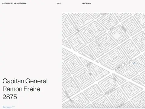 VENTA LOTE EN BELGRANO COGHLAN