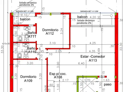 Departamento en Venta con 1 cocheras