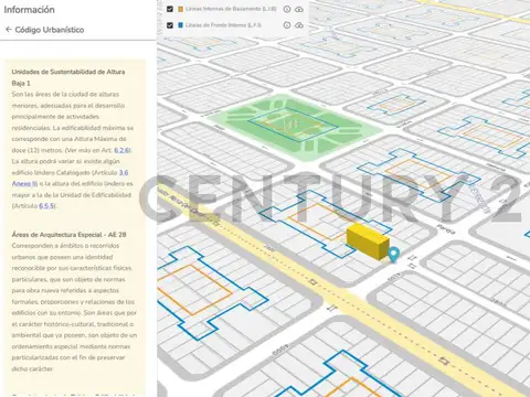 Terreno en Venta 9,80  mts Frente