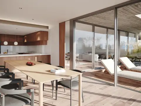 Departamento 3 ambientes con 2 baños