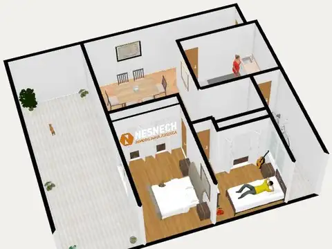 Departamento en Venta de 3 ambientes