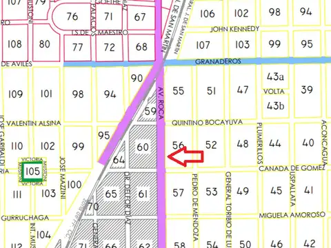 Terreno / Lote Venta  Av. Roca 1900 -Hurlingham-