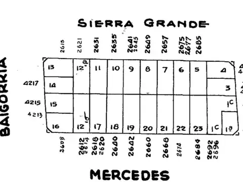 Terreno en Venta en Villa Devoto, USD 190.000