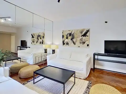 Alquiler Temporario en Recoleta. Amplio departamento de 2 Ambientes. Máximo confort.