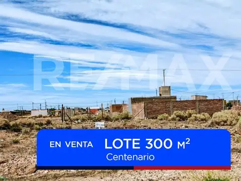 EN VENTA LOTE MESETA CENTENARIO