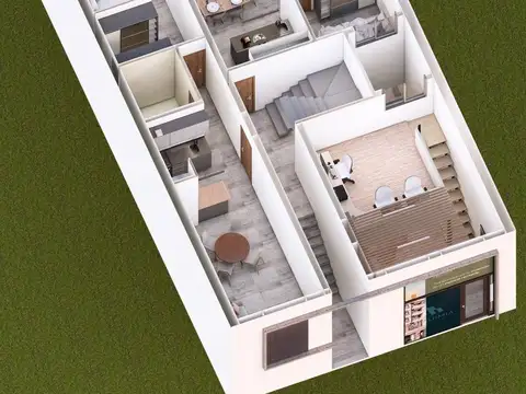 Departamento 2 ambientes con 1 baño