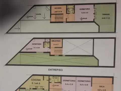 Casa 6 ambientes con 3 baños