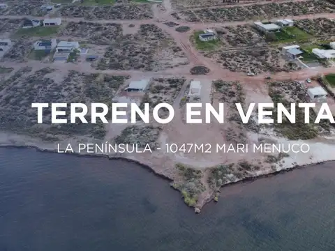TERRENO EN VENTA LA PENÍNSULA MARI MENUCO