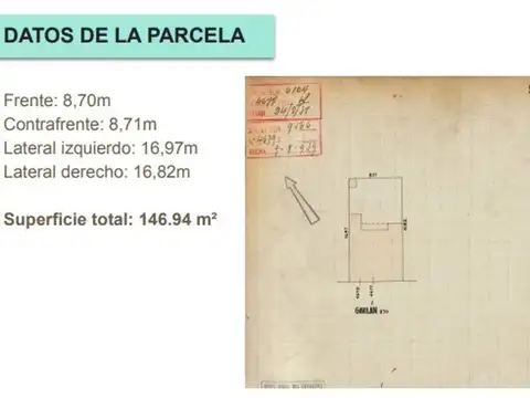 Terreno en Venta en Villa Pueyrredon, USD 380.000