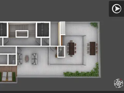 Departamento 2 ambientes con 1 baño