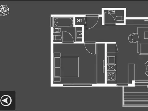 Departamento en Venta de 1 dormitorio