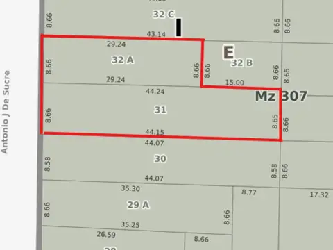 En Venta Terreno Ideal Emprendimiento 36 unidades