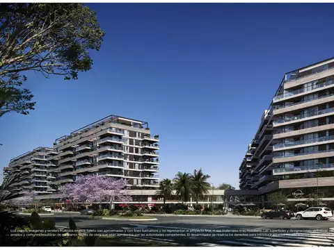 Espectacular departamento de 2 ambientes con balcón aterrazado