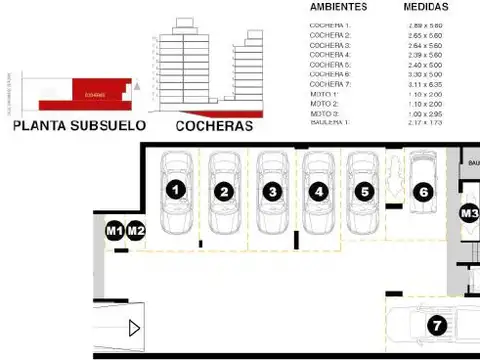Cochera en Barrio Martin