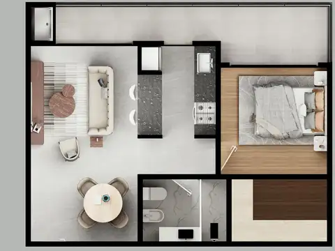 Departamento en Venta de 2 ambientes