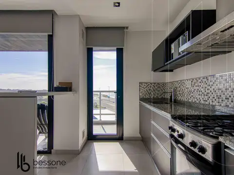 Departamento 2 ambientes con 2 baños