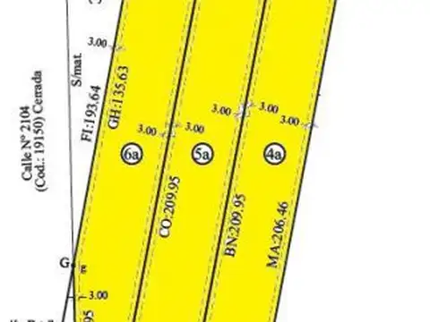 Terreno en Venta de 5500,0 m2