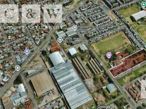 Fracción Industrial en Venta en San Isidro de 7200 m2