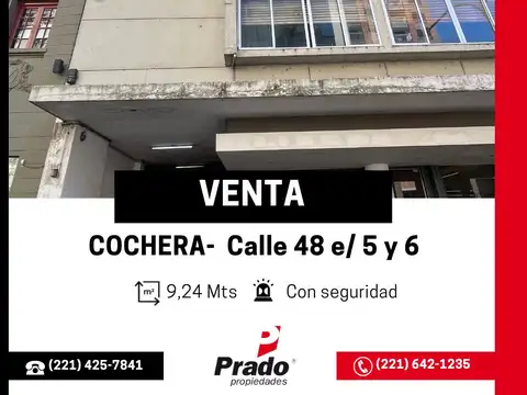 Cochera en venta zona centro