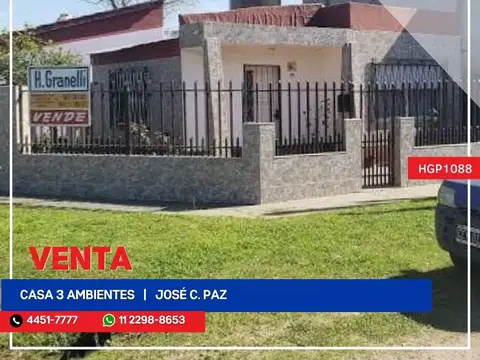Casa - Venta - Argentina, José C Paz - Tres Sargentos 1400
