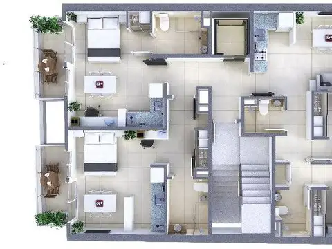 Departamento en Venta de 3 ambientes