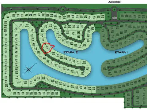 Terreno en Venta de 724,0 m2