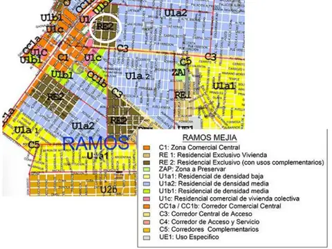 TERRENO A LA EN VENTA EN EL CENTRO DE RAMOS MEJIA