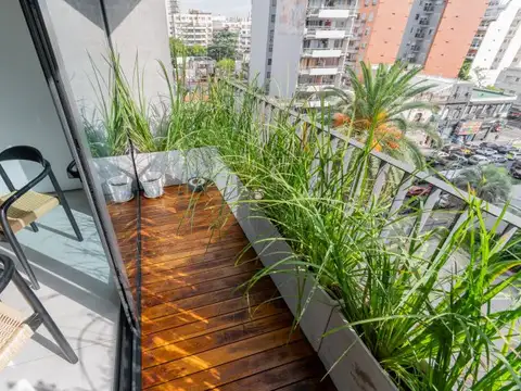 Departamento 2 ambientes con 2 baños