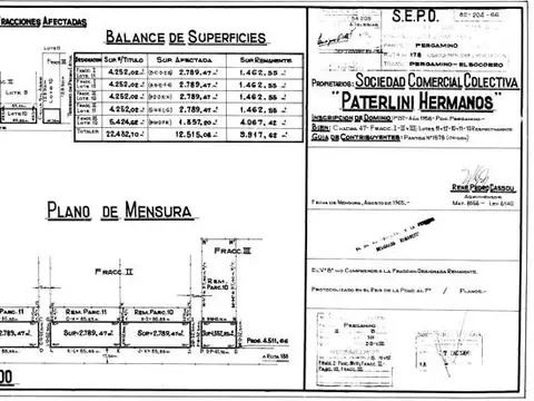 Terreno (30 ) DE 80 X 50 MTS, en  PERGAMINO, RUTA 32, ZONA INDUSTRIAL,