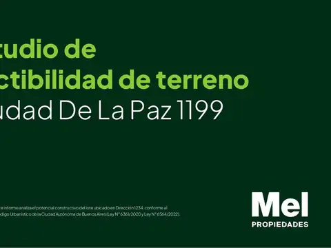 EXCLUSIVO TERRENO EN VENTA , CIUDAD DE LA PAZ 1199