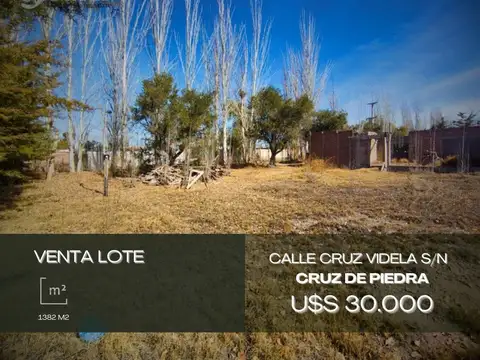 Terreno / Lote en venta de 1382m2 ubicado en Cruz de Piedra