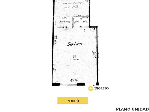 Local en Venta 65 años