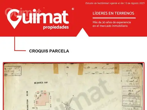 Terreno en Venta de 82,0 m2