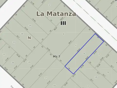 Venta Lote Aldo Bonzi