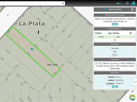 Terreno en Venta en Microcentro, USD 300.000