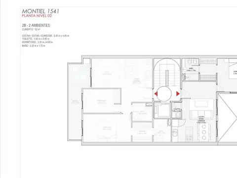 VENTA-DEPARTAMENTO-DOS AMBIENTES- TOILETTE-CATEGORIA