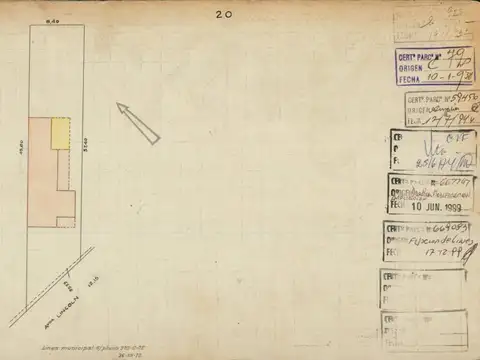 Terreno en Venta de 352,0 m2