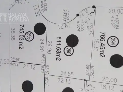 Terreno en Venta 29  mts Fondo